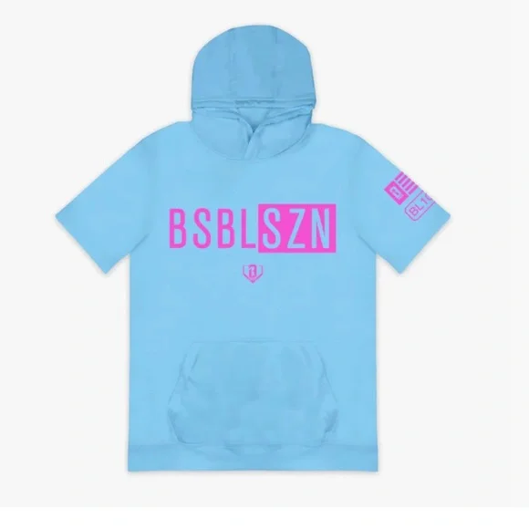 Baseball Lifestyle 101 Short-Sleeve Hoodie Youth Medium, NWOT - Picture 4 of 4